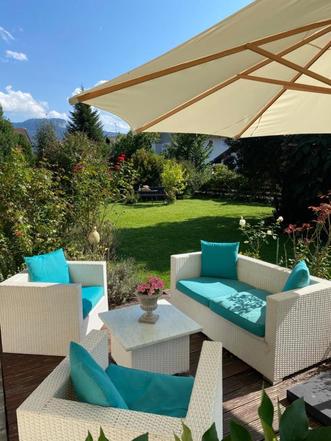 Charmantes Garten-Apartment: Erholung Im Chiemgau Unterwössen Eksteriør bilde